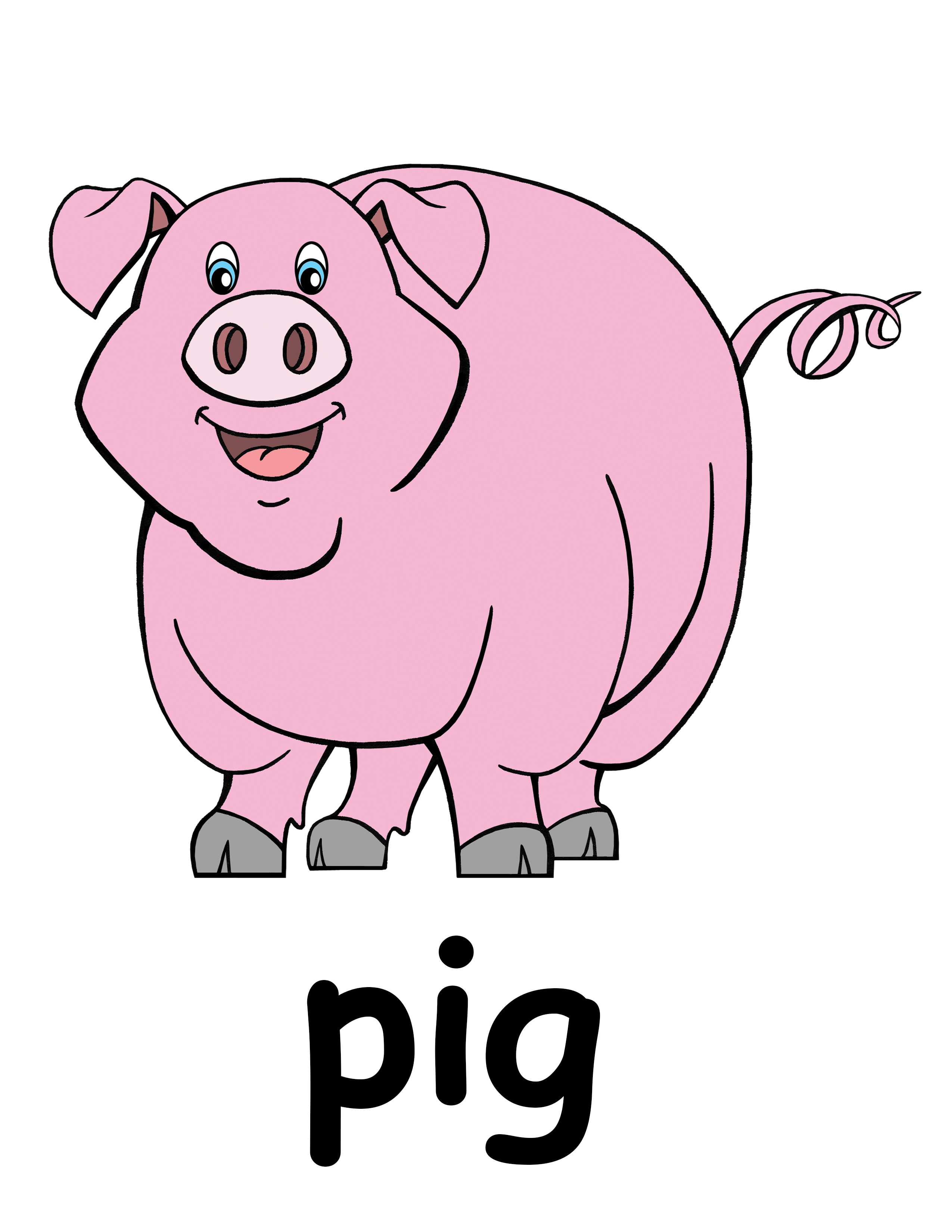 Pigs clip art.