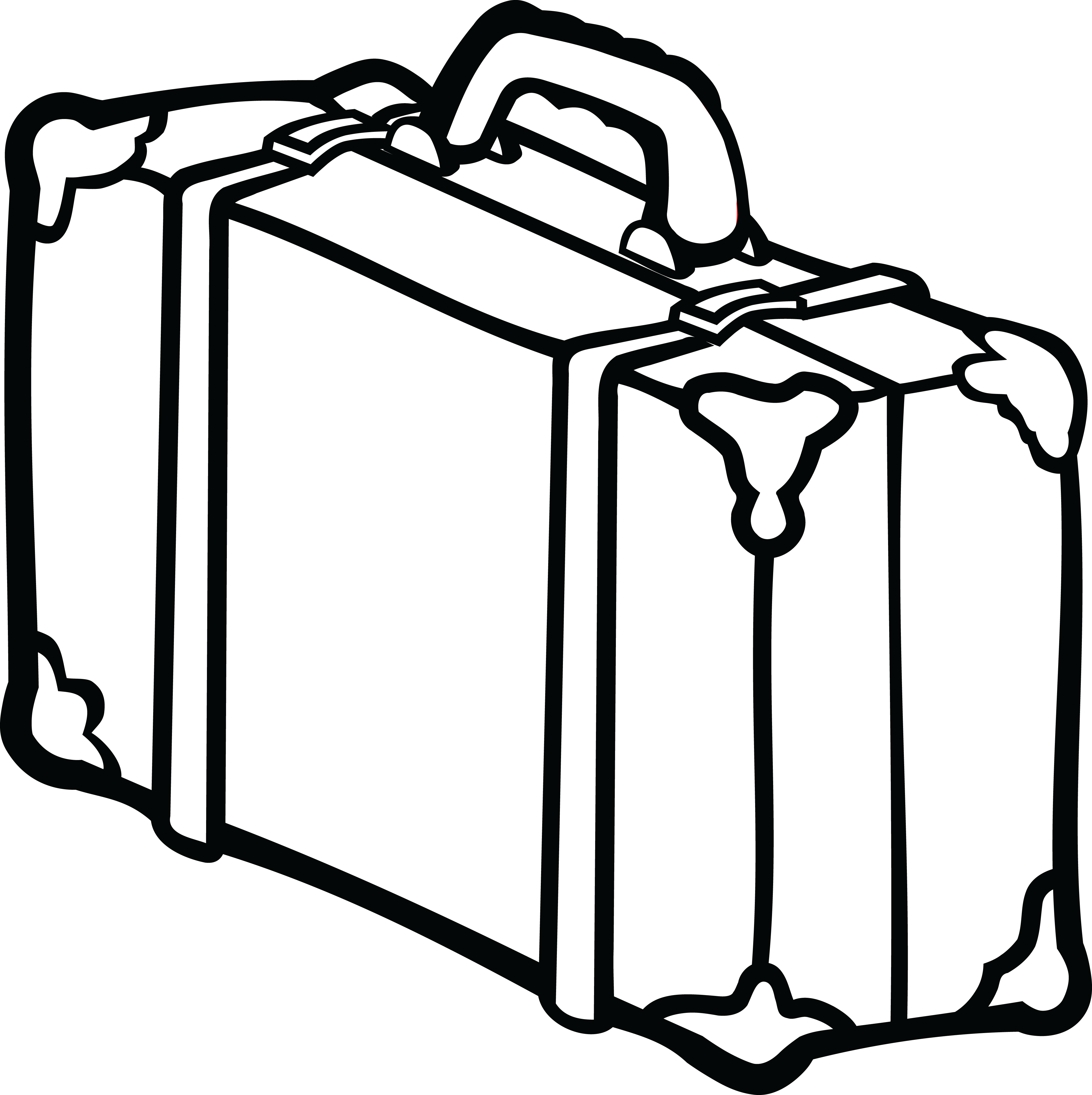 Suitcase clipart black and white 3 » Clipart Station.