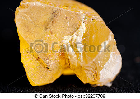 Stock Photography of sulfur or sulphur crystals.
