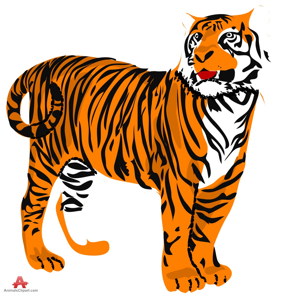 Sumatran Tiger Clipart.
