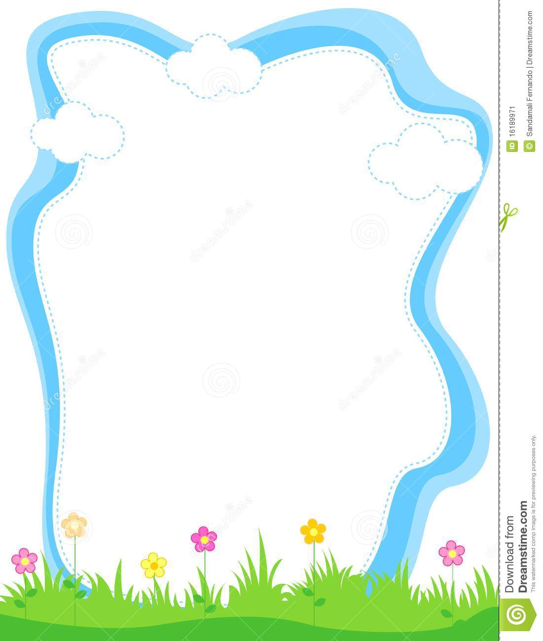 Summer Border Clipart.