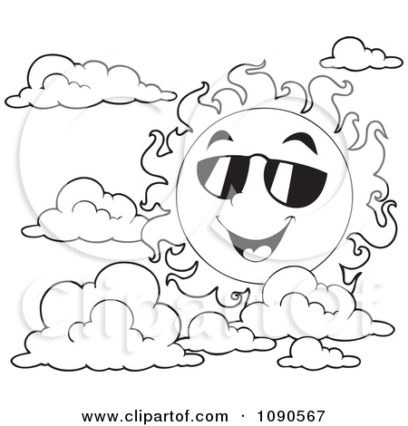 Summer Clipart To Color.