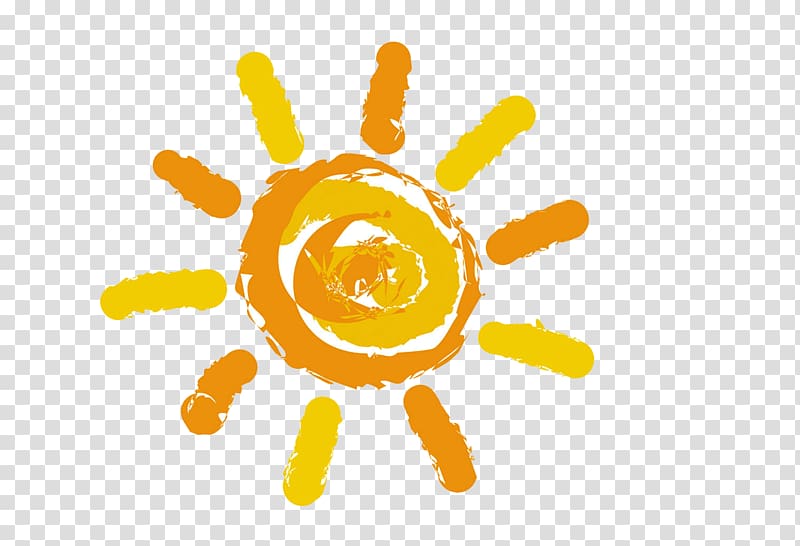 Yellow sun illustration, Student National Summer Learning.