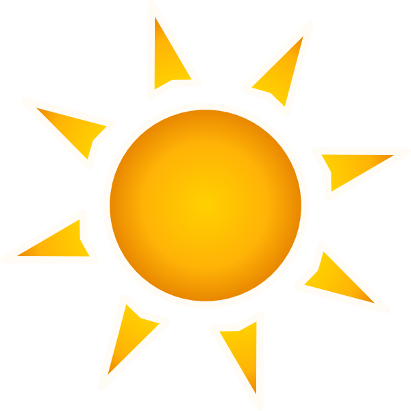 Sun Clip Art at Clker.com.