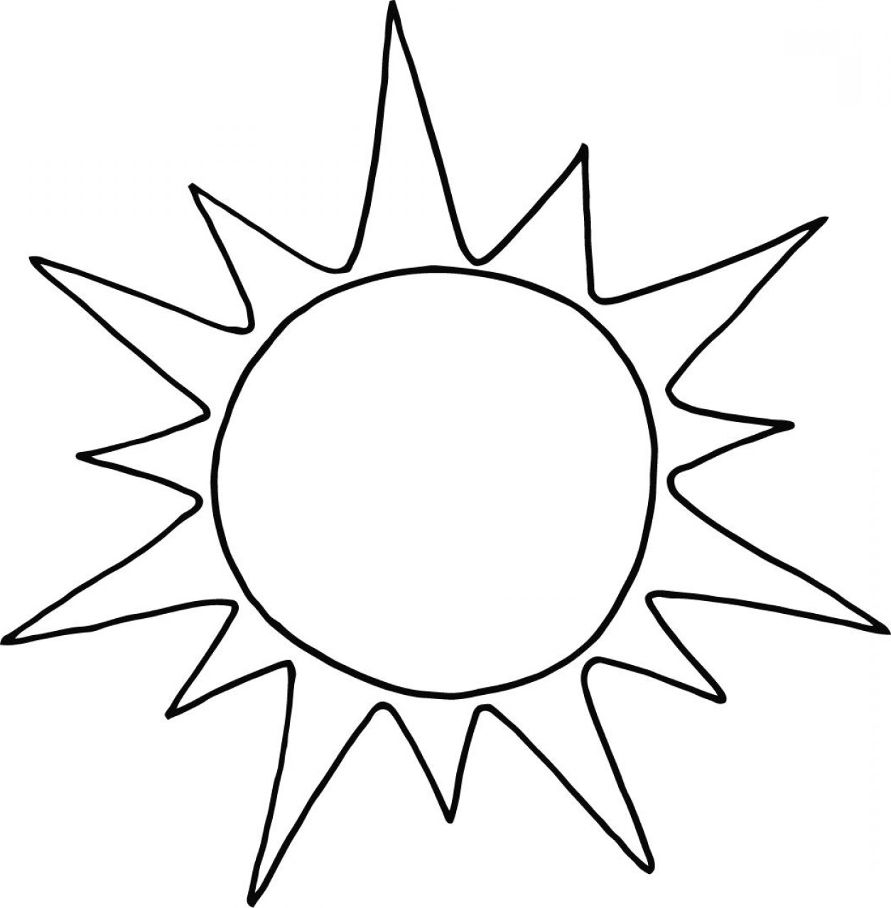 Cute Sun Clip Art Black And White Excellent Draw ClipArTime.