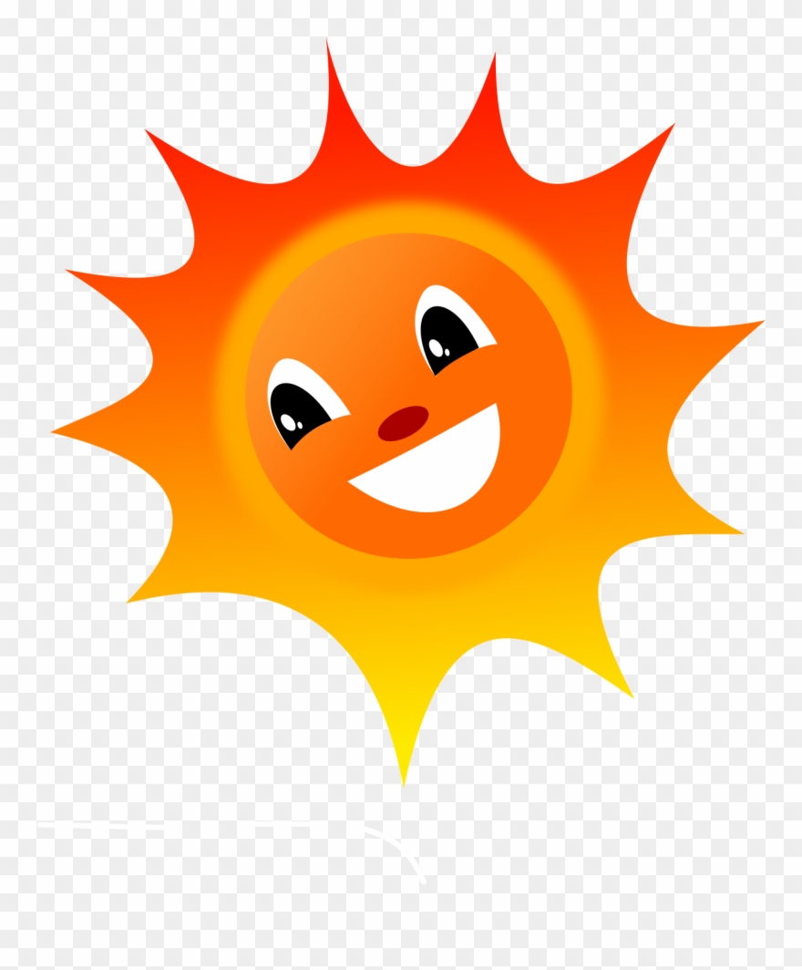 Smiley Sun Clip Art.