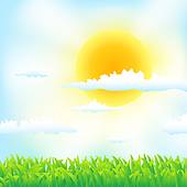 Sun on the grass clipart 20 free Cliparts | Download images on ...