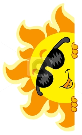 Sun With Shades Clipart.