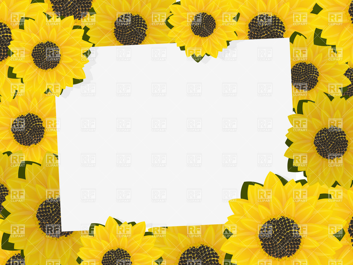 Download sunflower frame clipart free vector 10 free Cliparts ...