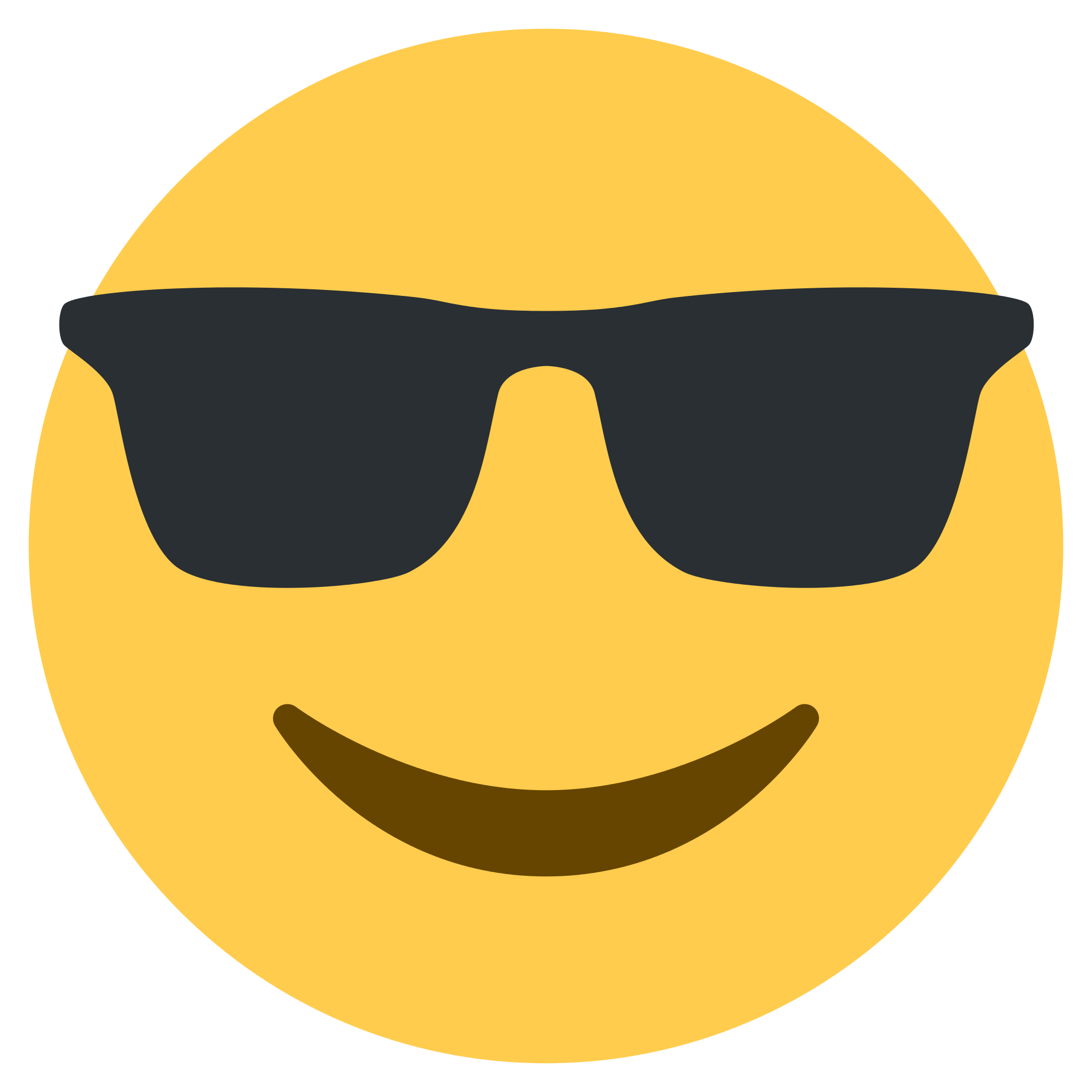 kaleidoscope glasses emoji vector