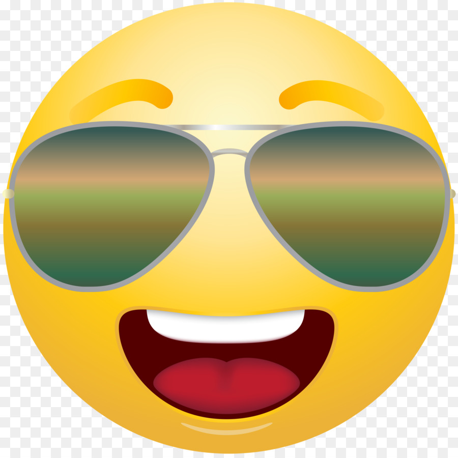 Sunglasses Emoji clipart.