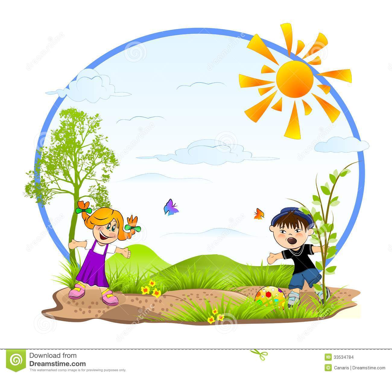 656 Sunny Day free clipart.