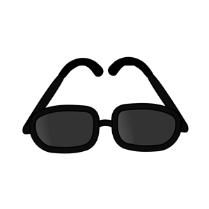 Dark sunglasses clipart, cliparts of Dark sunglasses free download.