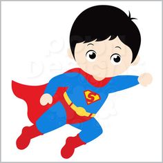 Super Boy Clipart.