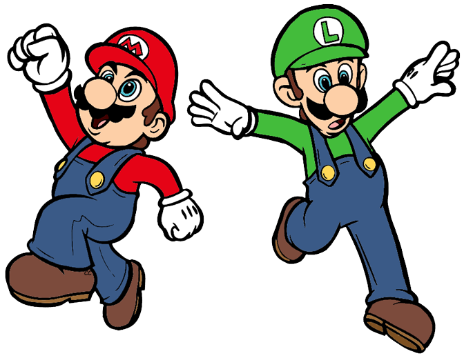 Super Mario Bros Clip Art.