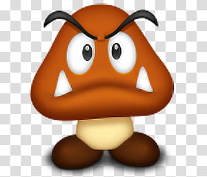 Goomba transparent background PNG cliparts free download.