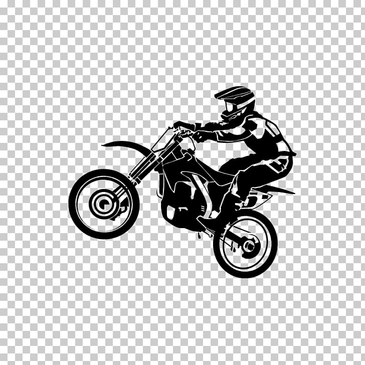 Sticker Motorcycle Wall decal Motocross, Supercross PNG.