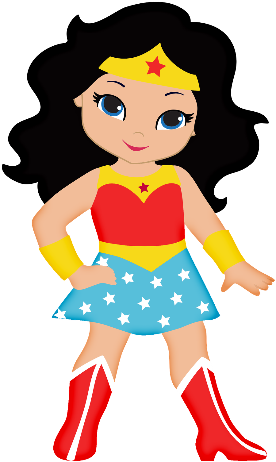 Female Superhero Clipart.