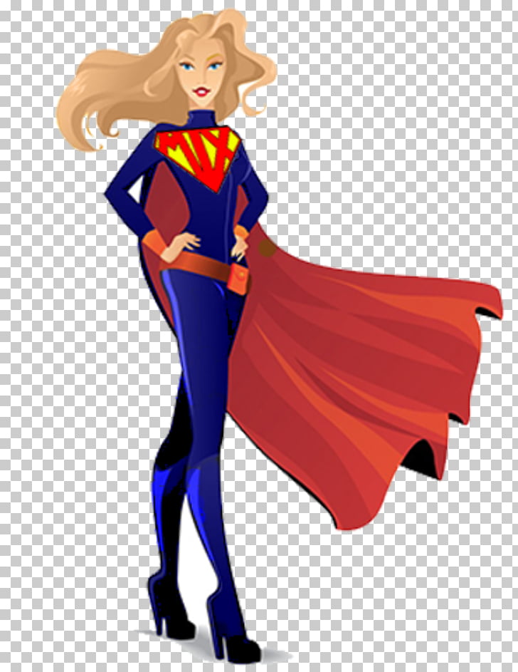 Superhero movie Superman Female, female suit PNG clipart.