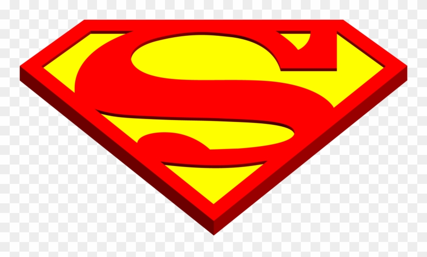 Superman Logo Png Cartoon.