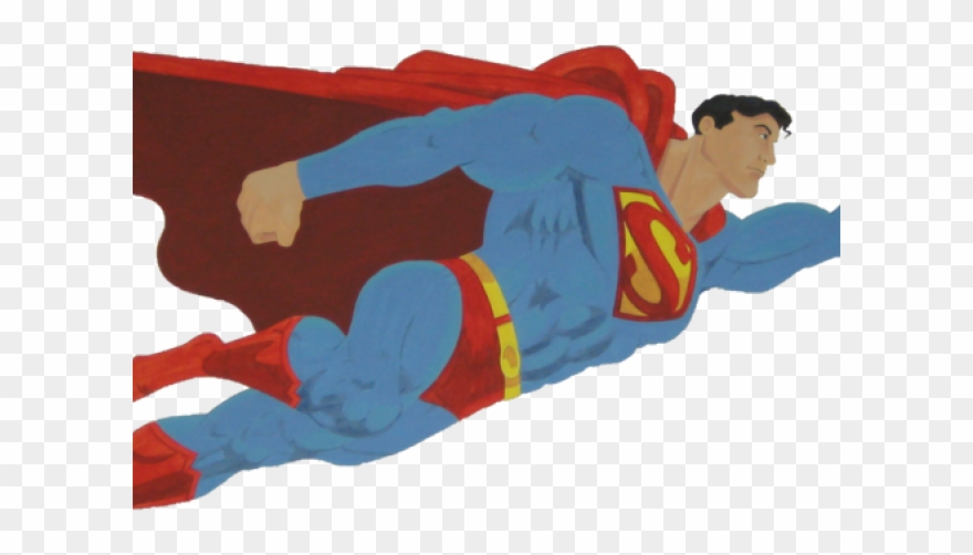 Superman Logo Clipart Flying.