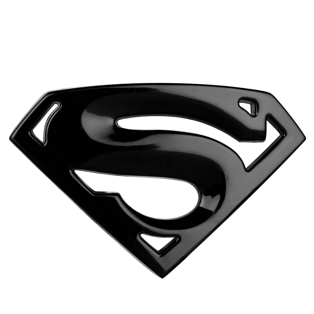 Abs Chrome Stickers Superman Emblem Logo Car Body Sticker.