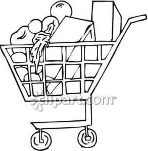 SUPERMARKET CLIPART BLACK AND WHITE - 14px Image #8