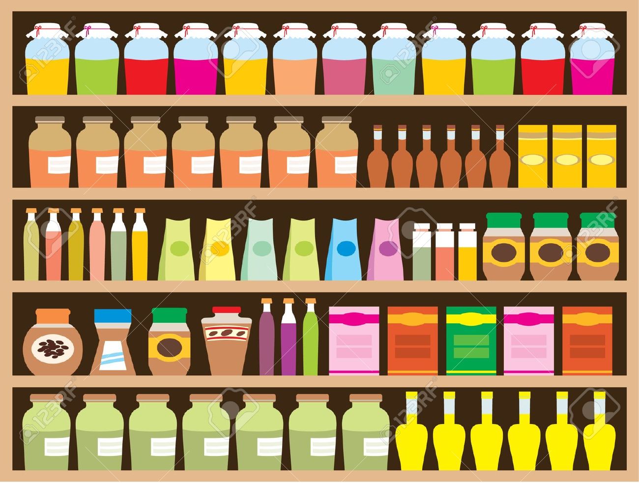 supermarket shelves clipart 20 free Cliparts | Download images on
