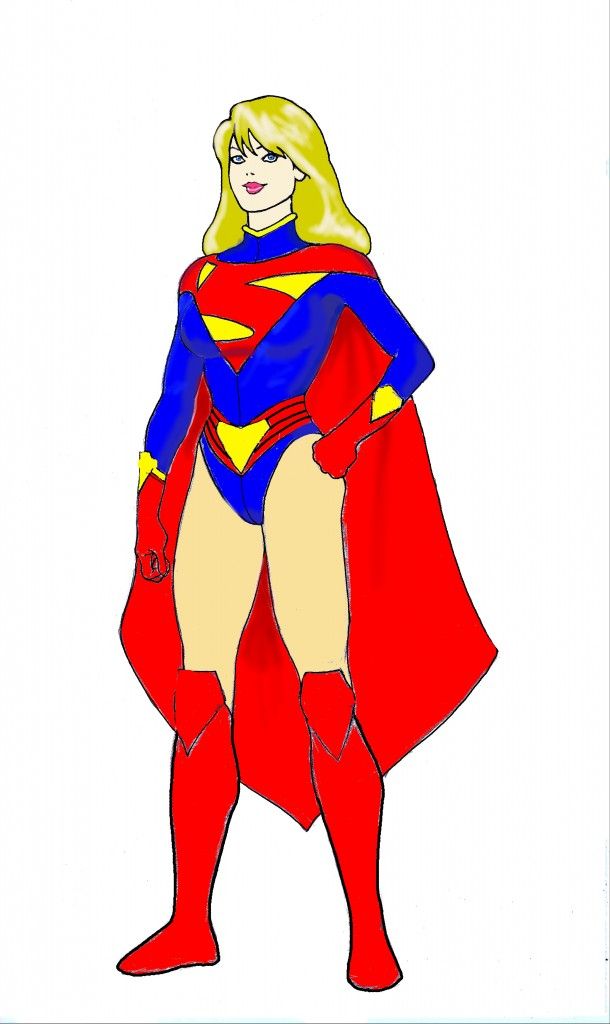 Superman clipart superwoman #7.