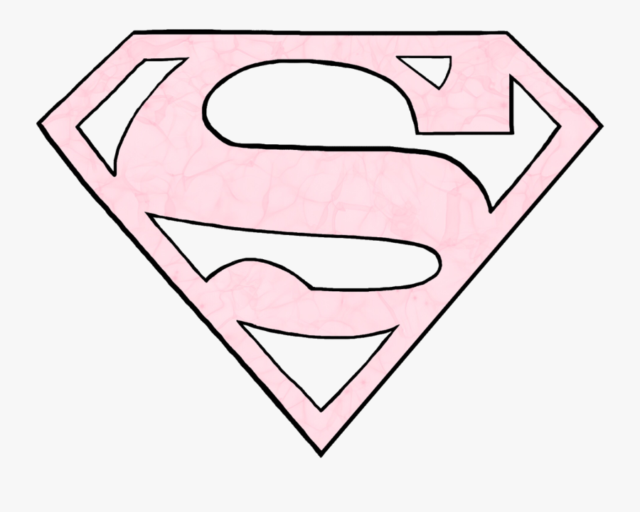Superman Superwoman Logo Pink Freetoedit.