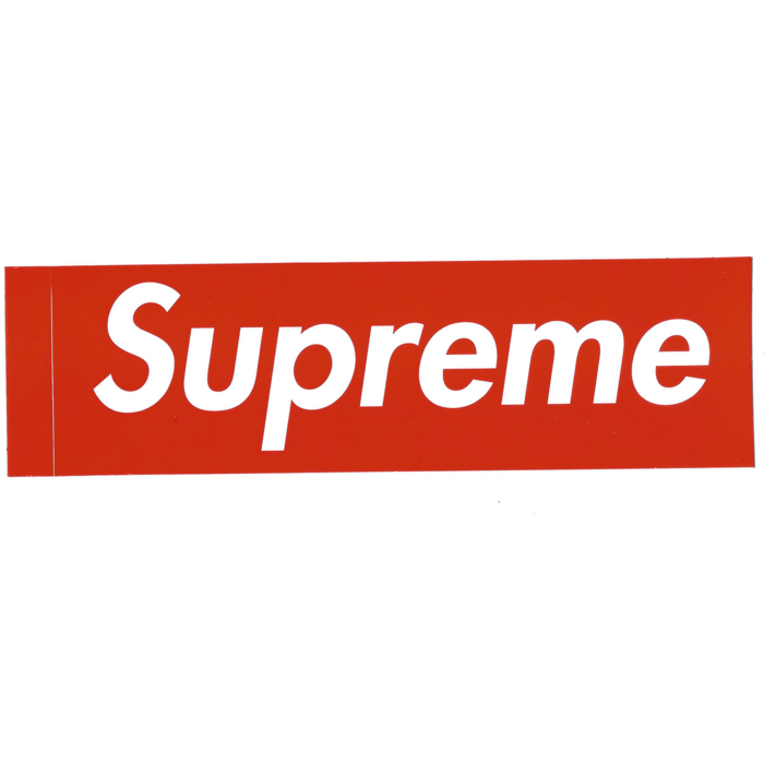Supreme Red Box Logo Sticker.