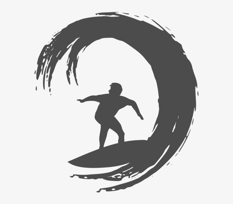 black and white surfer clipart 10 free Cliparts | Download images on ...