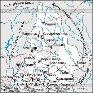oblast map.
