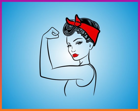 Download svg clipart strong woman silhouett 10 free Cliparts ...
