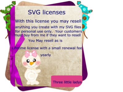 SVG/Cutting License.