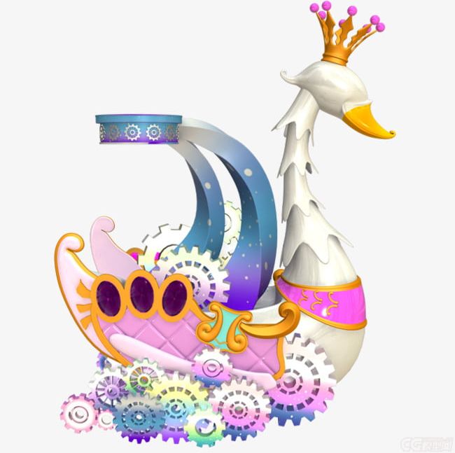 White Swan With Crown PNG, Clipart, Crown Clipart, Crown.