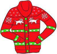 Free Ugly Christmas Sweater Clipart.
