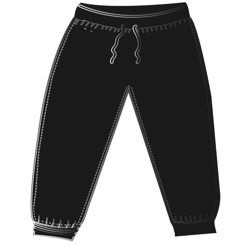 Design Black Sweatpants Template