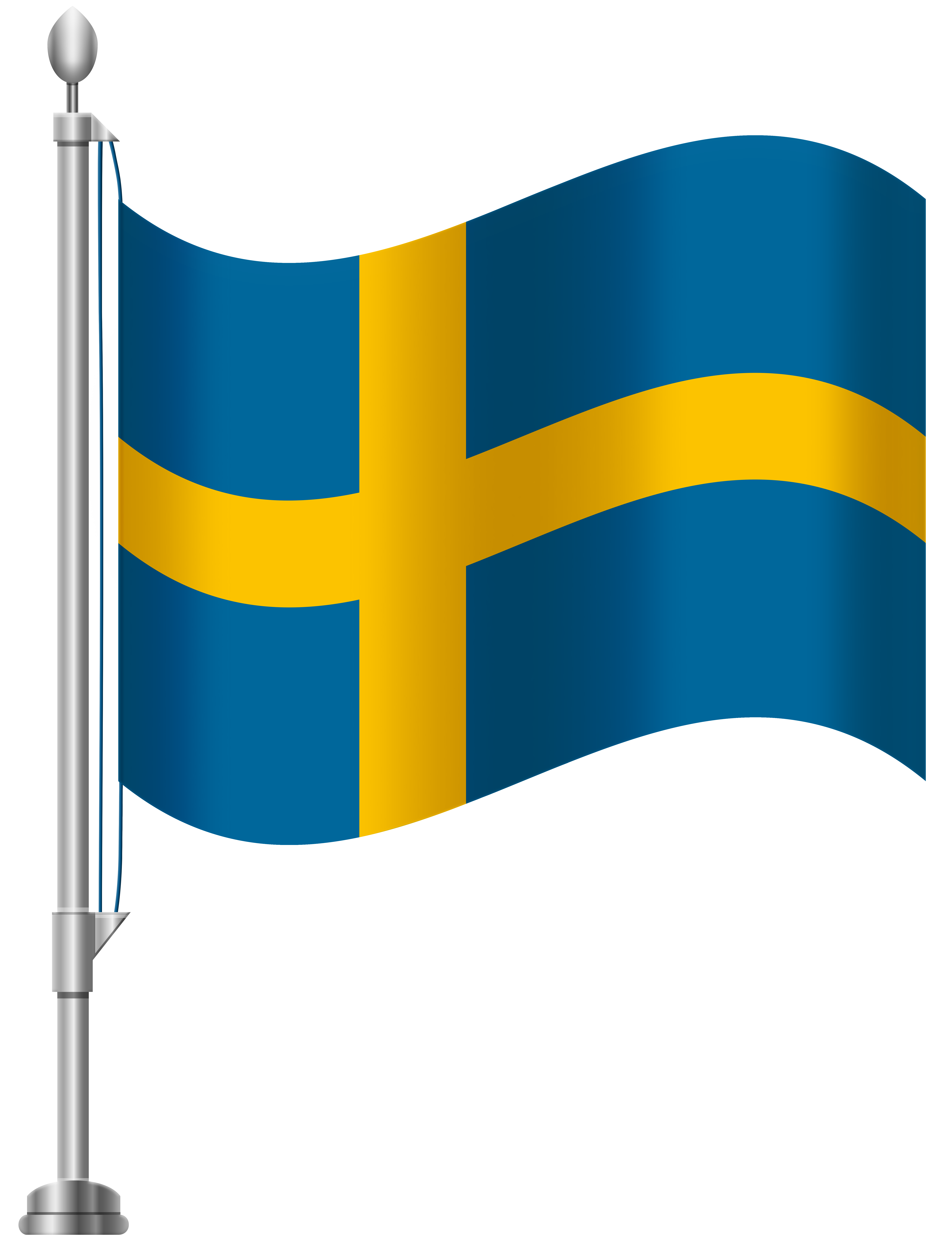 Sweden Flag PNG Clip Art.