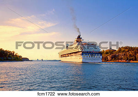 Stock Photo of SWEDEN STOCKHOLM ARCHIPELAGO. FERRIES FROM.