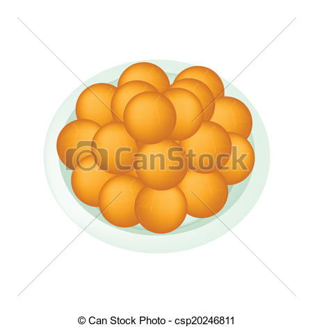 Sweet dishes clipart.