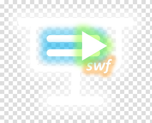 Glow In The Dark v , SWF icon transparent background PNG.