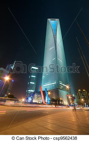 Pictures of SWFC in Shanghai at night.