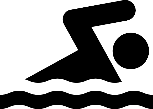 Swimming Logo Clipart.