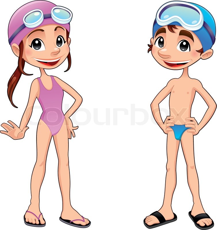 1322 Swim free clipart.