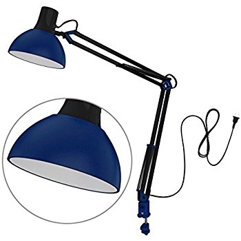 ToJane Swing Arm Desk Lamp with Clamp Architect Home/Studio Table.