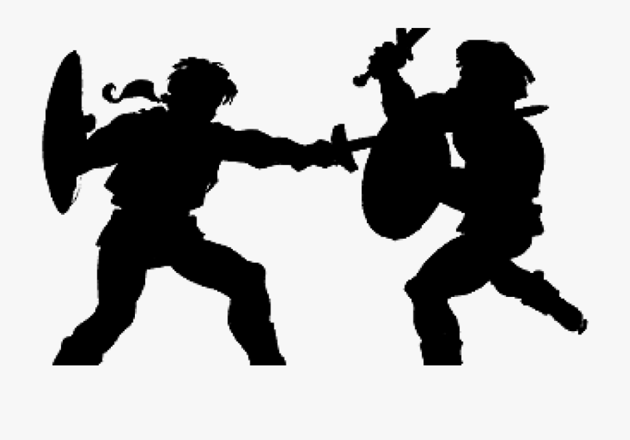 Sword Fight Clipart.