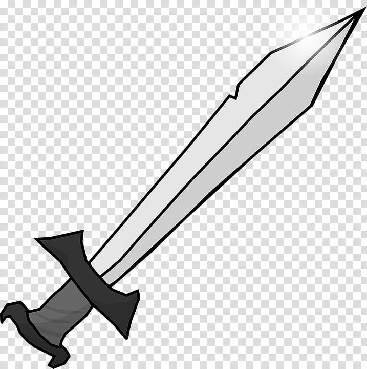 Silver sword illustration, Sword , Medieval sword.