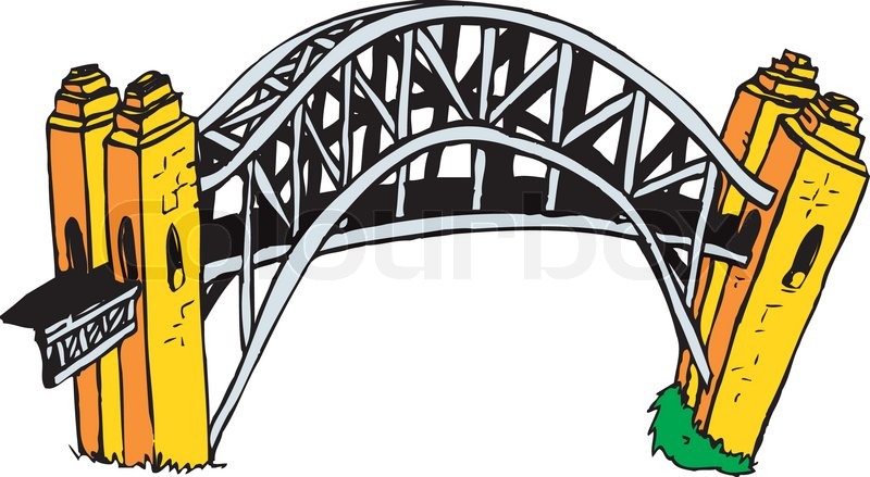 Bridge Cartoon.
