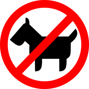 Sign No Animals Clip Art at Clker.com.